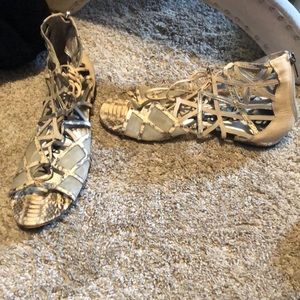 Sam Edelman python sandals